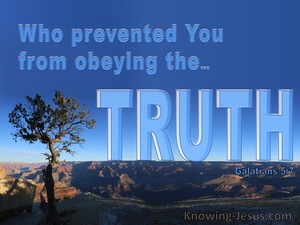 Galatians 5:7